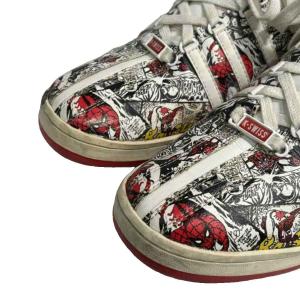 K・SWISS × MARVEL COMICS スニーカー ローカット 28cm 赤 レッド 白 ホワイト WG