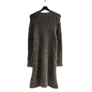 zucca ニットワンピース ひざ丈 モヘヤ混 M グレー WGA