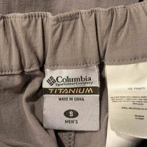 Columbia ワークパンツ トレッキング S ベージュ GY99