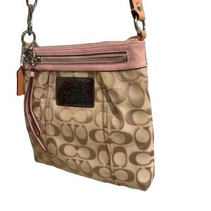 COACH PUPPY ショルダーバッグ シグネチャー 茶 ブラウン GY99