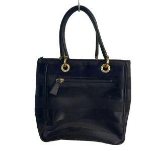 courreges ハンドバッグ ボーダー 紺 ネイビー GY99