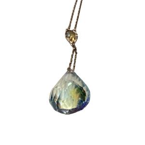 SWAROVSKI ネックレス ブルー クリスタル シルバーカラー GY99