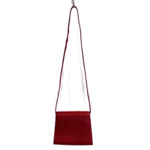 NINA RICCI ショルダーバッグ ハンドバッグ レザー 赤 レッド GY99