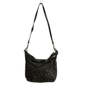 COACH ハンドバッグ シグネチャー ショルダー 2WAY 黒 ブラック GY99