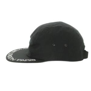 Supreme 18SS Visor Print Camp Cap ブラック