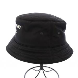 BURBERRY ホースフェリー ハット ロゴ L ブラック 8044081