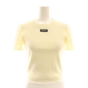 25SS ロゴモチーフTシャツ XS アイボリー MJN580