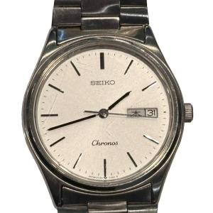 SEIKO クロノス 5H23-7D40 クオーツ 腕時計 ジャンク シルバーカラー GY99