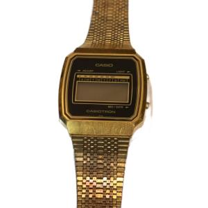 CASIO カシオトロン 腕時計 デジタル ゴールドカラー ジャンク GY99