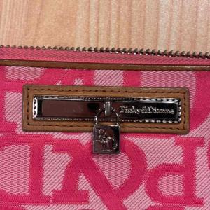 PINKY&DIANNE 長財布 総柄 ラウンドジップ ピンク GY99