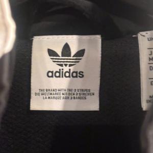adidas トラックジャケット ジャージ スタンドカラー M 黒 ブラック