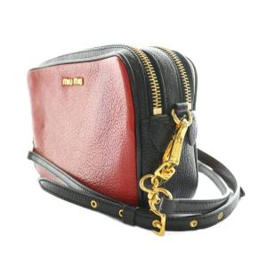 miumiu ショルダーバッグ レッド ブラック