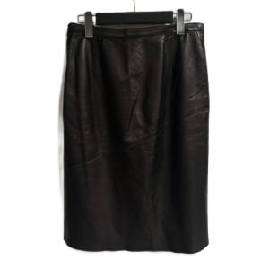 GUCCI トムフォード期 レザースカート ブラック 42