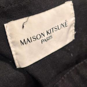 Maison Kitsuné トートバッグ コットン 黒 ブラック GY99