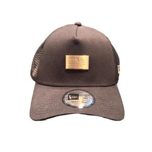 NEW ERA タグ付き メッシュキャップ メタルプレート 黒 ブラック GY99