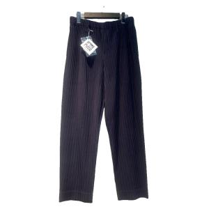 HOMME PLISSE ISSEY MIYAKE BASICS ストレート パンツ 2 ネイビー HP55-JF550-75