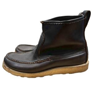 Russell Moccasin ノックアバウト ブーツ レザー モックトゥ 7 黒 ブラック GY99