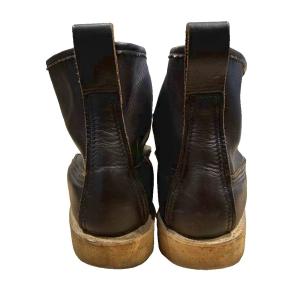 Russell Moccasin ノックアバウト ブーツ レザー モックトゥ 7 黒 ブラック GY99