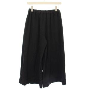 COMME des GARCONS COMME des GARCONS コムコム AD2025 製品染め ワイドパンツ XS ブラック RP-P013