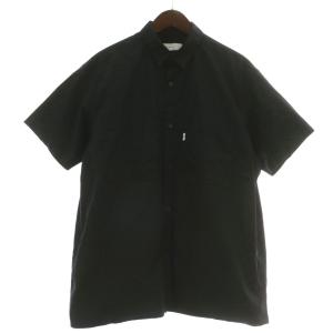 18SS シャツ 半袖 2 M 黒 ブラック GM182-50080B /XZ GY01