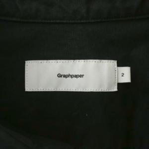 Graphpaper 18SS シャツ 半袖 2 M 黒 ブラック GM182-50080B /XZ GY01