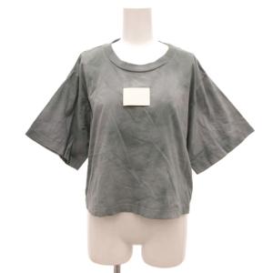 MM6 S62GD0112 22SS Tシャツ ワンポイント タイダイ グレーGY19