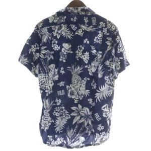 POLO RALPH LAUREN ラルフローレン オープンカラーシャツ ネイビー