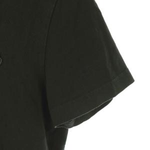 MONCLER MAGLIA T-SHIRT ラバーワッペン Tシャツ カットソー 半袖 S ブラック ホワイト /ES