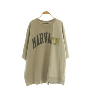 VガゼットドッキングロゴTシャツ 半袖 2 グレージュ /MY OS SH