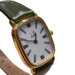 dunhill 腕時計 クォーツ ジャンク ゴールドカラー GY99