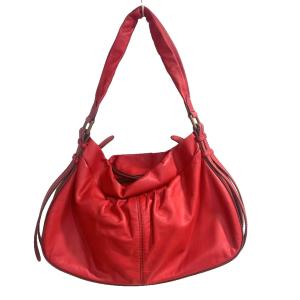 LANCEL ハンドバッグ ワンショル 合皮 赤 レッド GY99