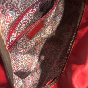 LANCEL ハンドバッグ ワンショル 合皮 赤 レッド GY99
