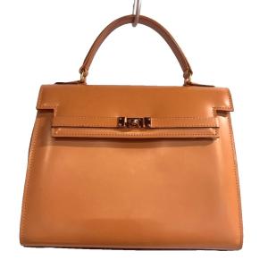 ハンドバッグ ショルダー 2WAY キャメル GY99