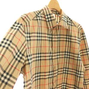 BURBERRY LONDON 長袖シャツ ノバチェック M ベージュ