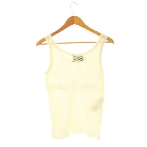 GUCCI ロゴメッシュタンクトップ オフホワイト 502139