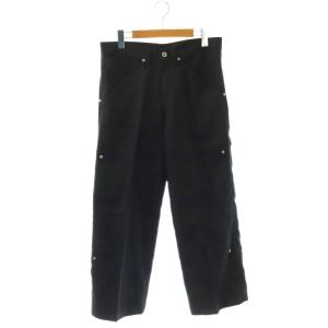 24AW painter pressed pants S ブラック