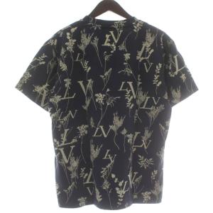 LOUIS VUITTON LV リーフディスチャージ Tシャツ M ネイビー ベージュ