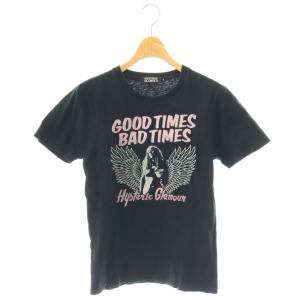 EAGLE FLY pt T-SH Tシャツ カットソー ロゴ S 黒 ピンク 白 /CX GY03