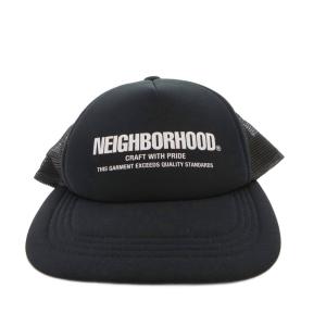 NEIGHBORHOOD ONE THIRD メッシュキャップ 帽子 ロゴ プリント F 黒 ブラック 251YGOT-HT05
