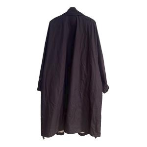 HYKE PERTEX SHOP COAT ロング コート ナイロン XXL ブラック 221-17334