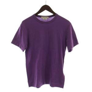 Tシャツ カットソー S 紫 半袖 無地 ラウンドネック GO-T011 /GG
