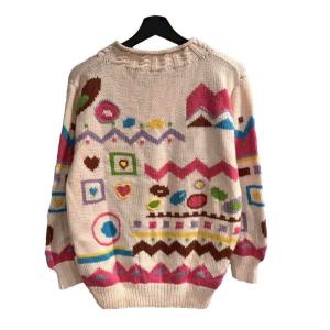 courreges クレージュ-ニット セーター 長袖 9R 白 ホワイト GY06