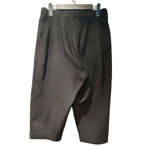 HOMME PLISSE ISSEY MIYAKE ワイドパンツ プリーツ加工 2 ブラック HP63JF20