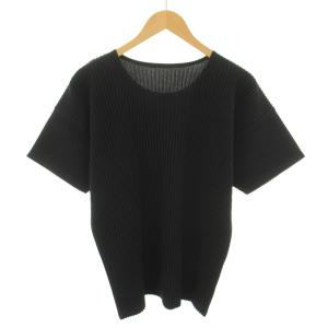 Basic プリーツ Tシャツ 3 ブラック HP46JK420