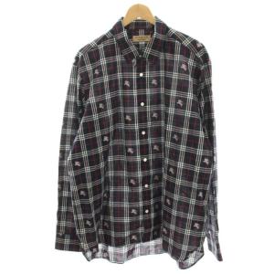 カジュアルシャツ チェック XXL ネイビー 8008547