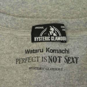 HYSTERIC GLAMOUR × Wataru Komachi グラフィックTシャツ 半袖 プリント F グレー /MY OS