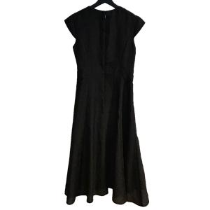 EPOCA ワンピース ロング フレンチスリーブ 38 黒 ブラック BM