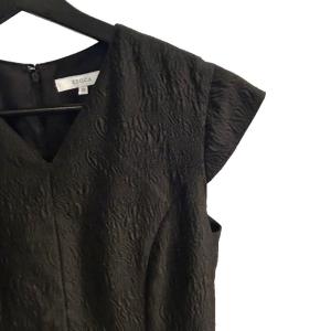 EPOCA ワンピース ロング フレンチスリーブ 38 黒 ブラック BM