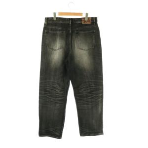 STUSSY BIG OL JWAN DENIM デニムパンツ ボタンフライ 32 ブラック