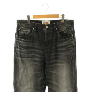 STUSSY BIG OL JWAN DENIM デニムパンツ ボタンフライ 32 ブラック